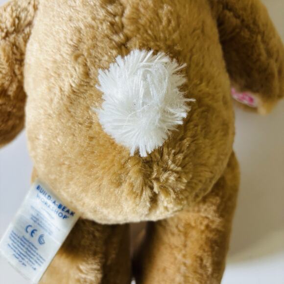 Build A Bear Workshop Pawlette Bunny Rabbit Plush Tan/ Pink 21” - Picture 10 of 14